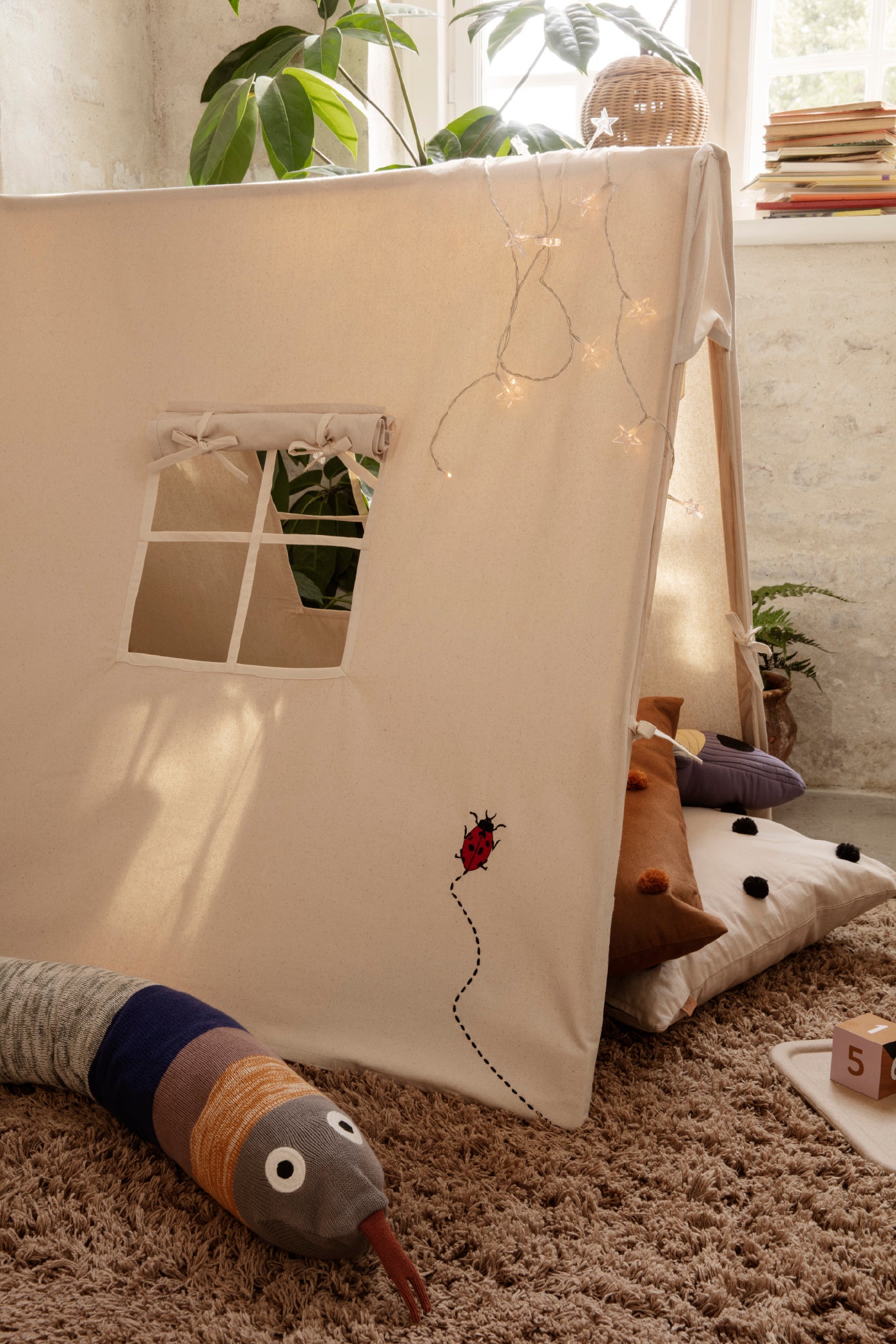 Tent - Ladybird Embroidery