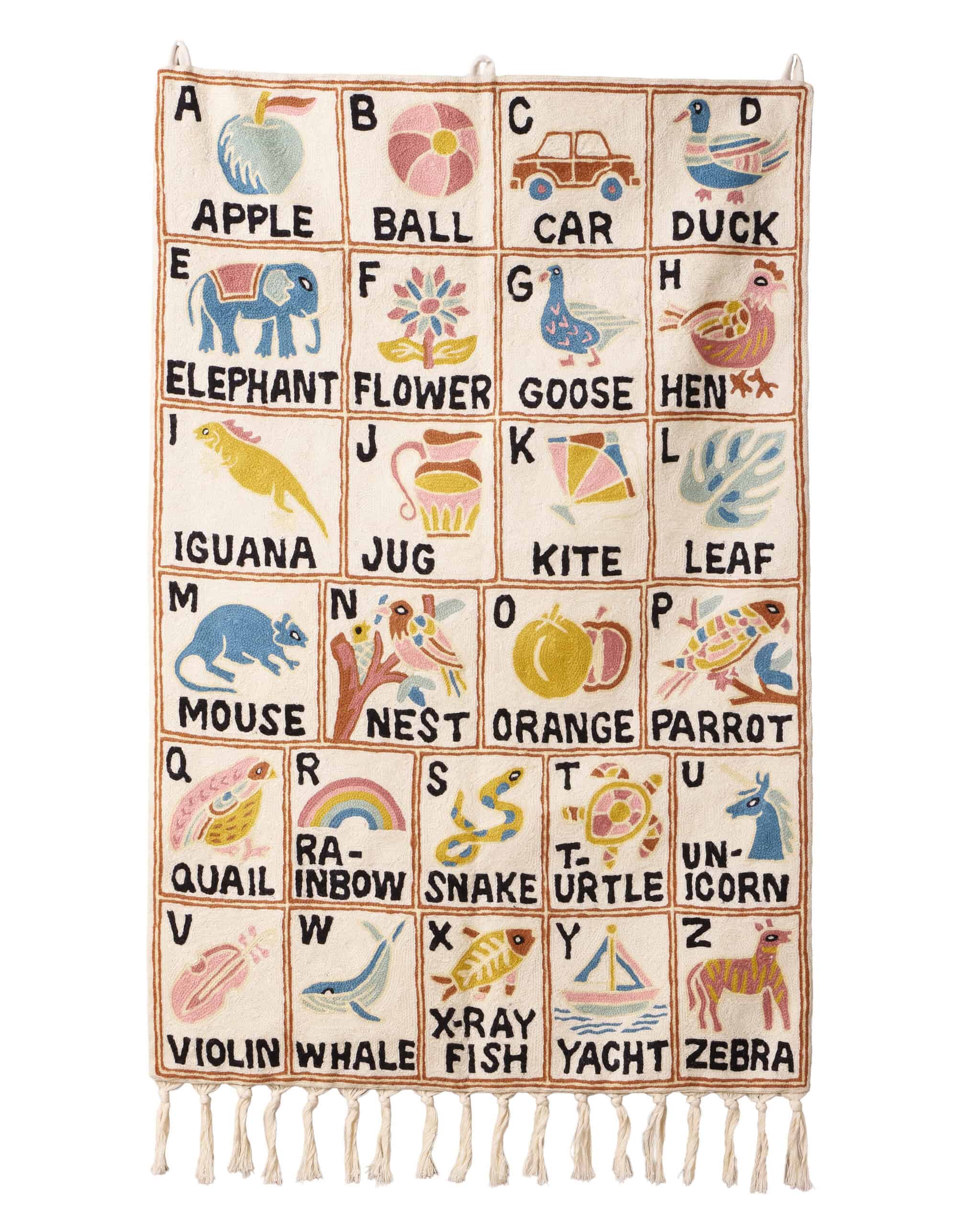 Alphabet Wall Tapestry – Aru