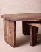 Cloud Coffee Table Set - Walnut