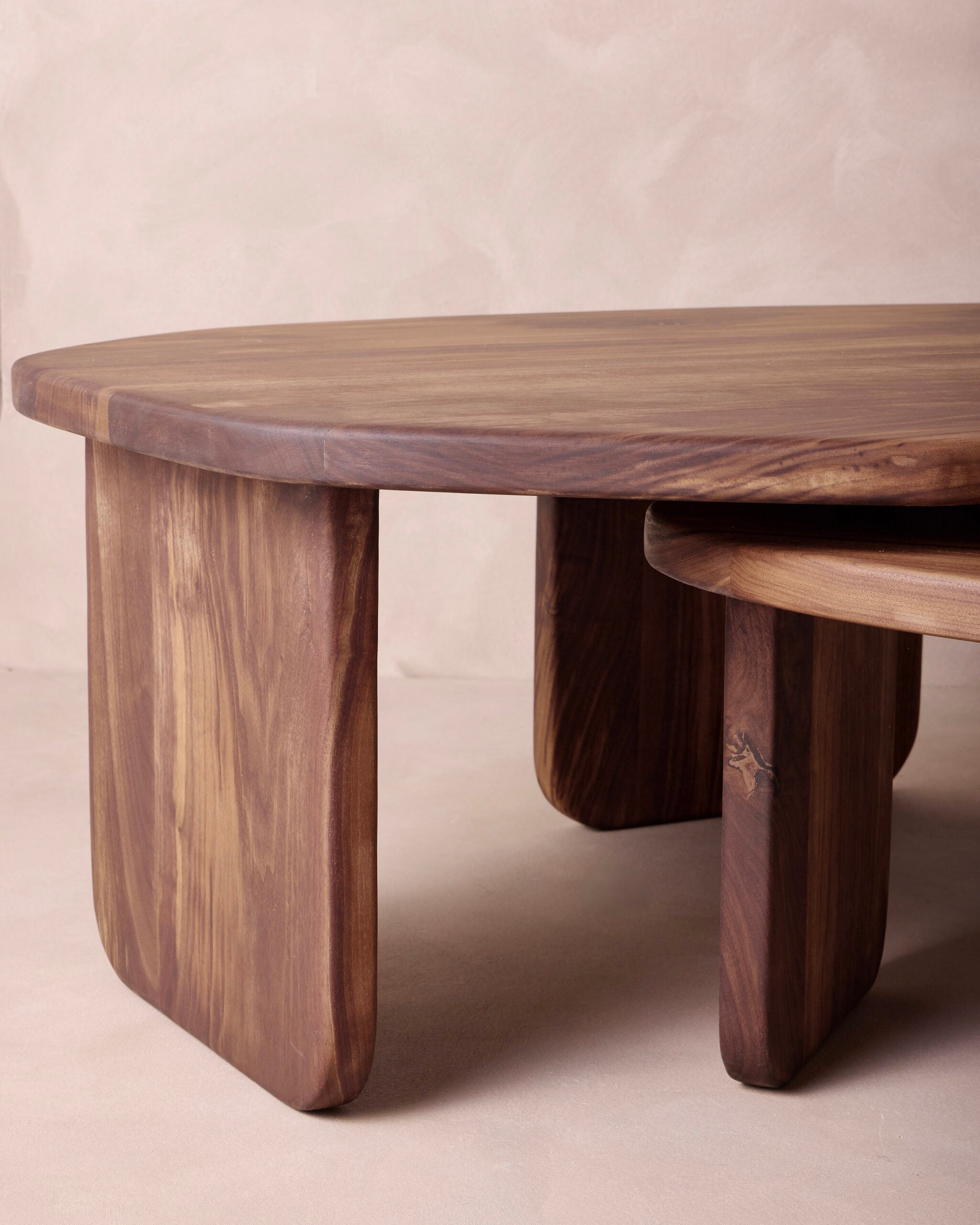 Cloud Coffee Table Set - Walnut