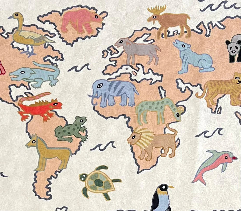 World Map Wall Tapestry – Sumbal