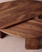 Cloud Coffee Table Set - Walnut