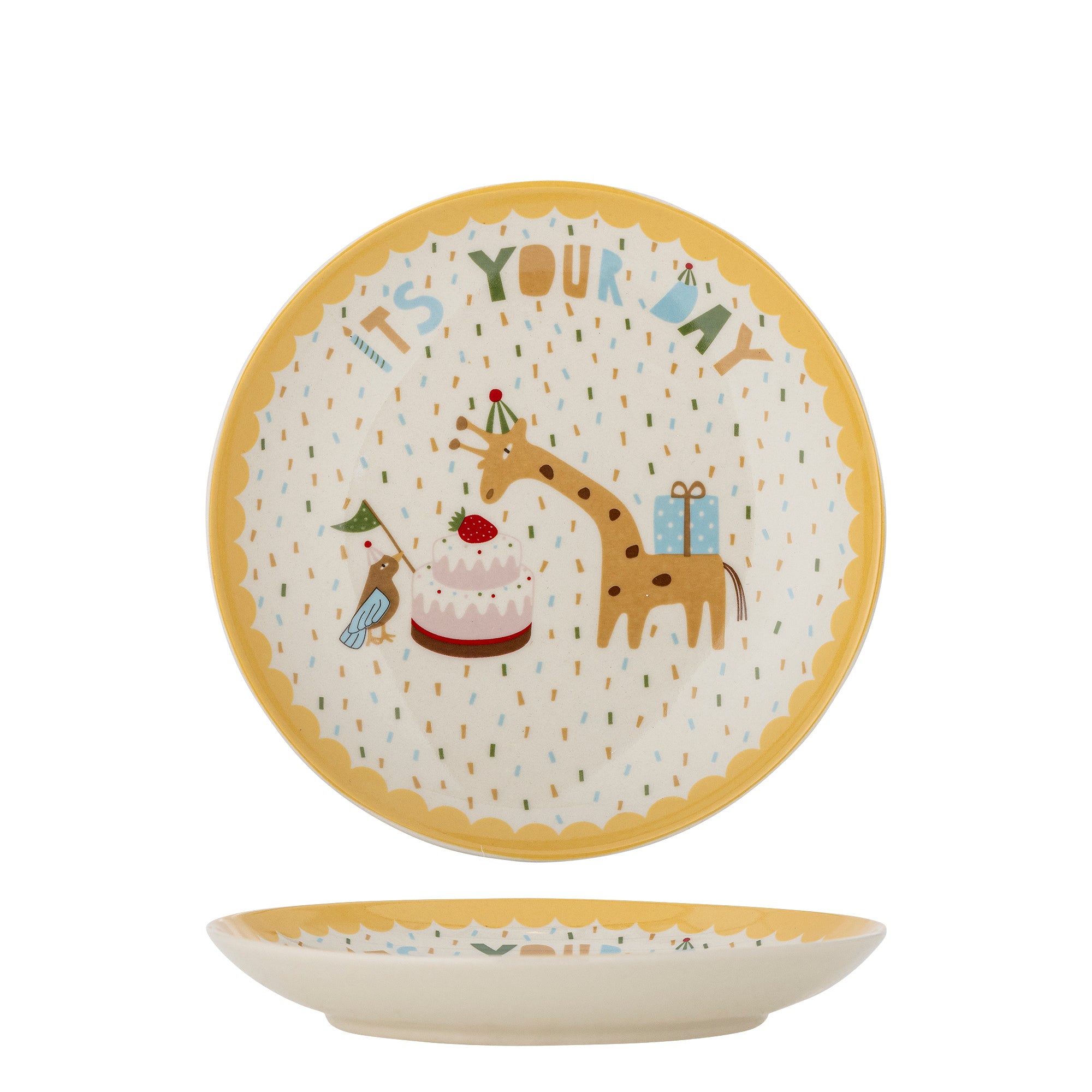 Celebrate Plate, Yellow