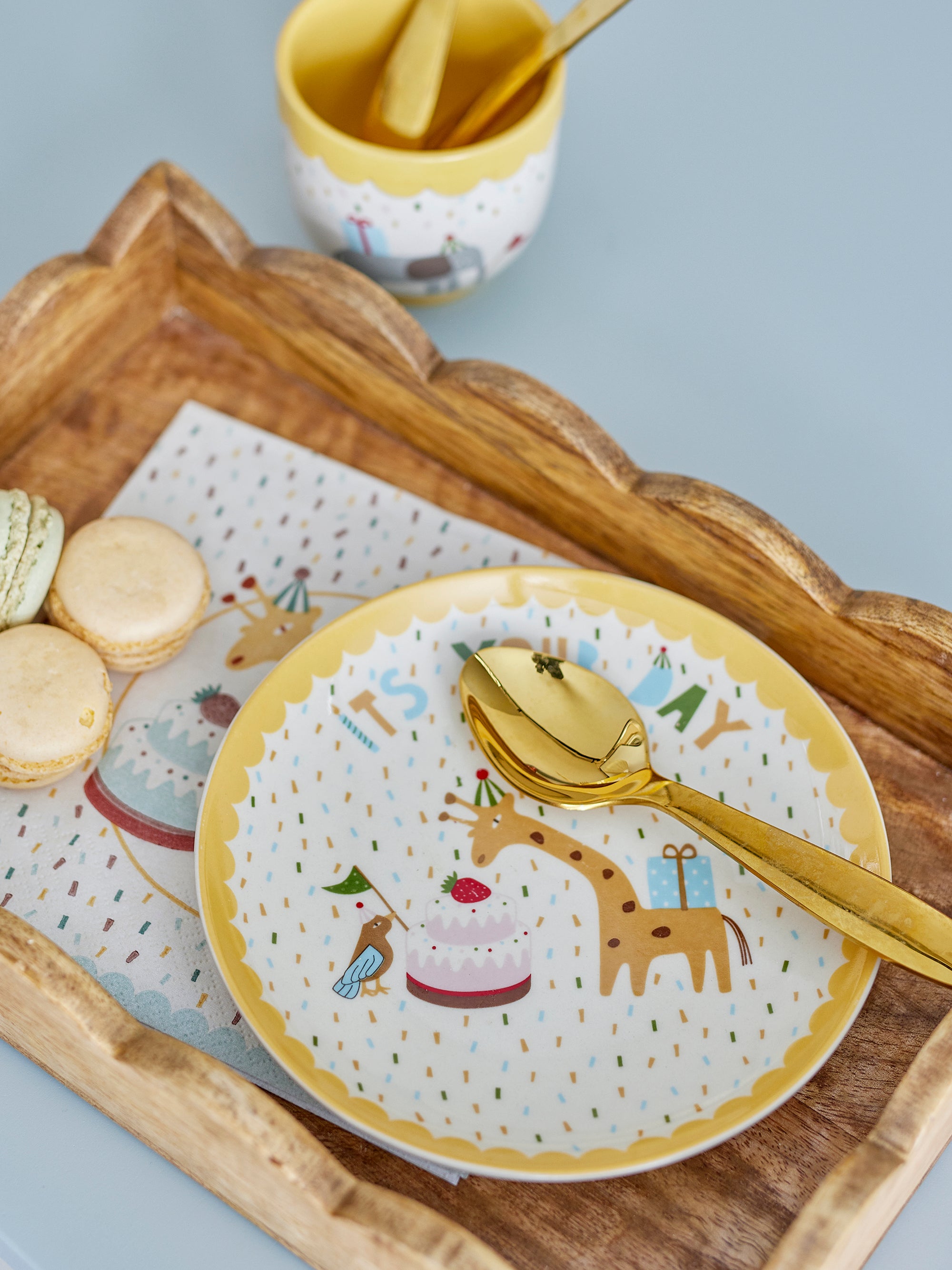 Celebrate Plate, Yellow