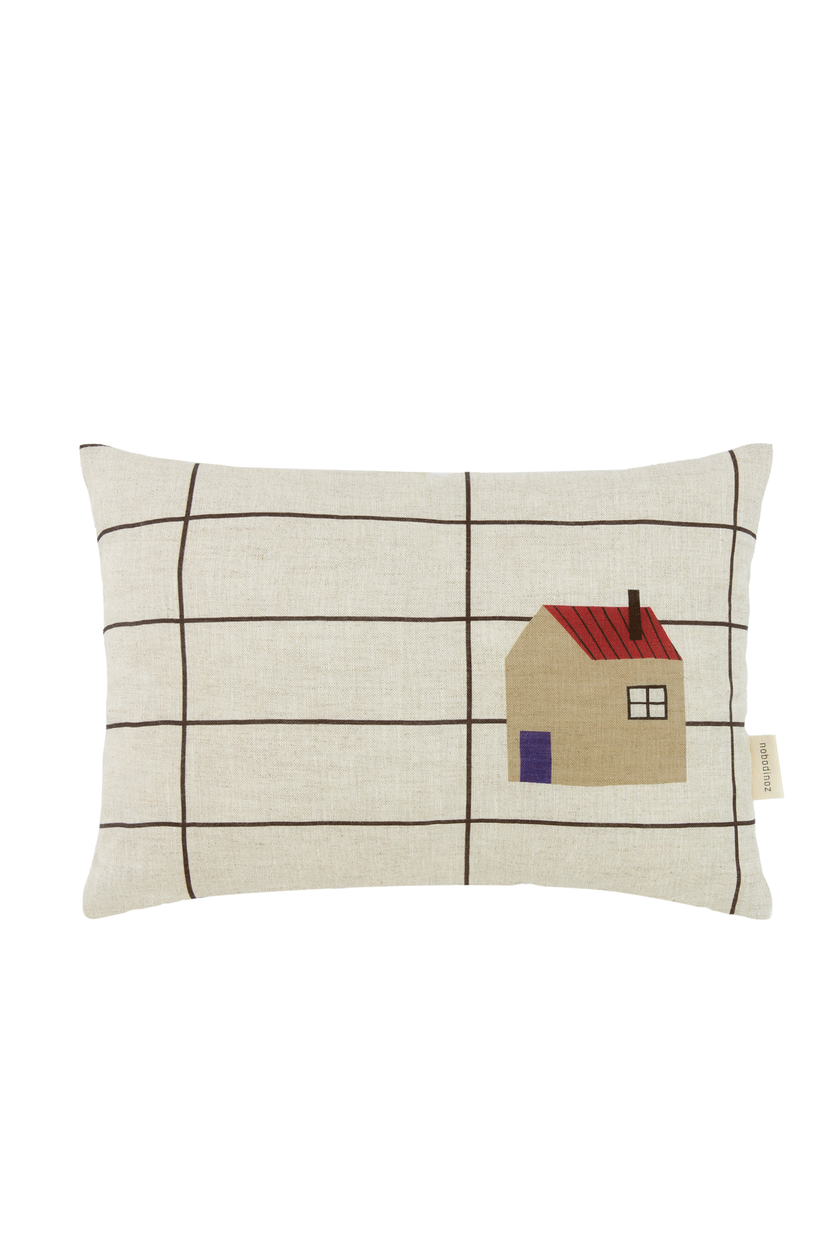 Vibes Rectangular Cushion - Black Grid Home