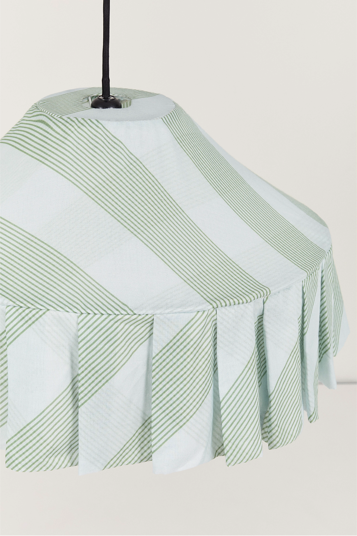 Green Diagonal Stripes