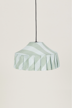 Green Diagonal Stripes