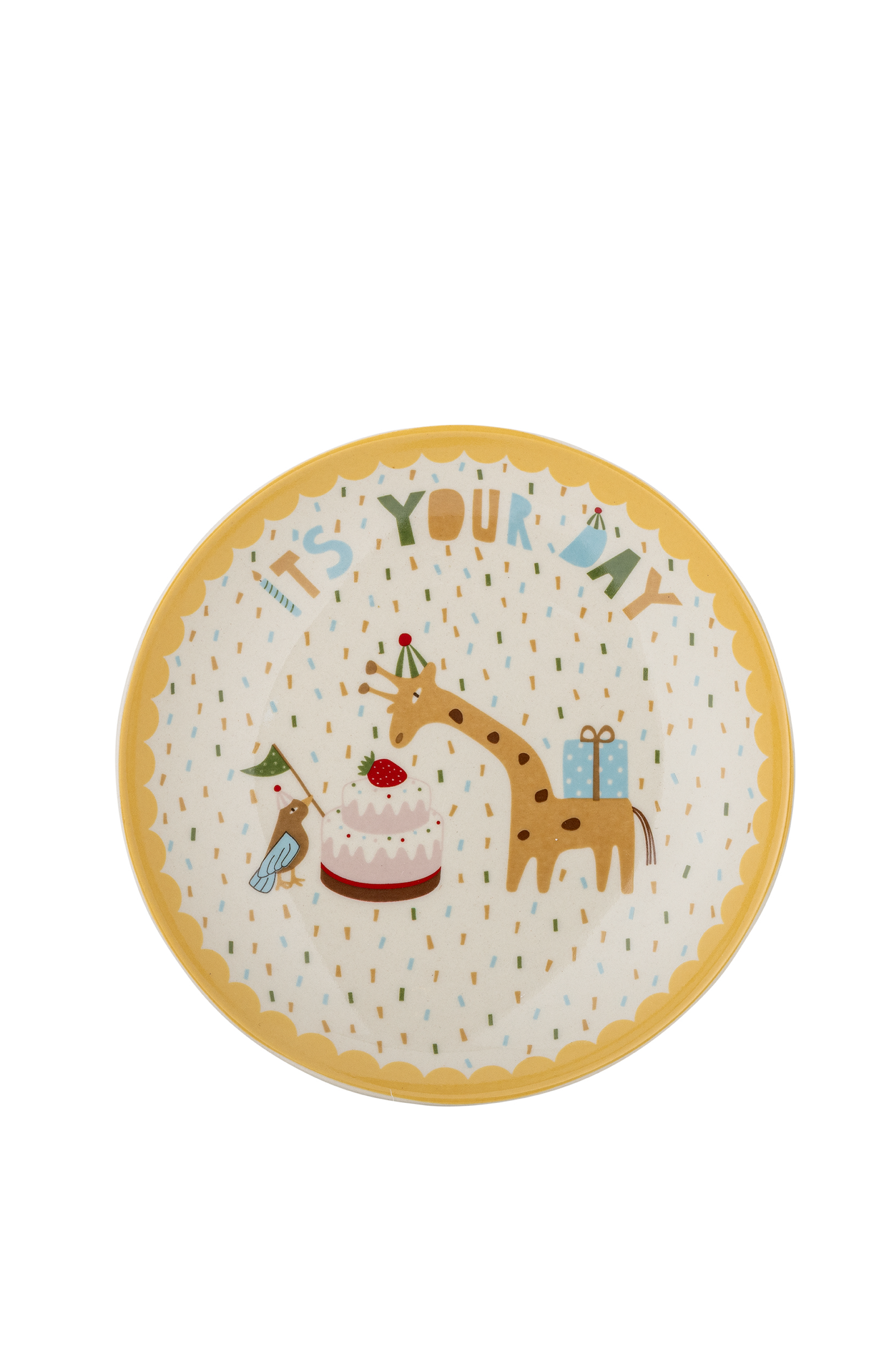 Celebrate Plate, Yellow