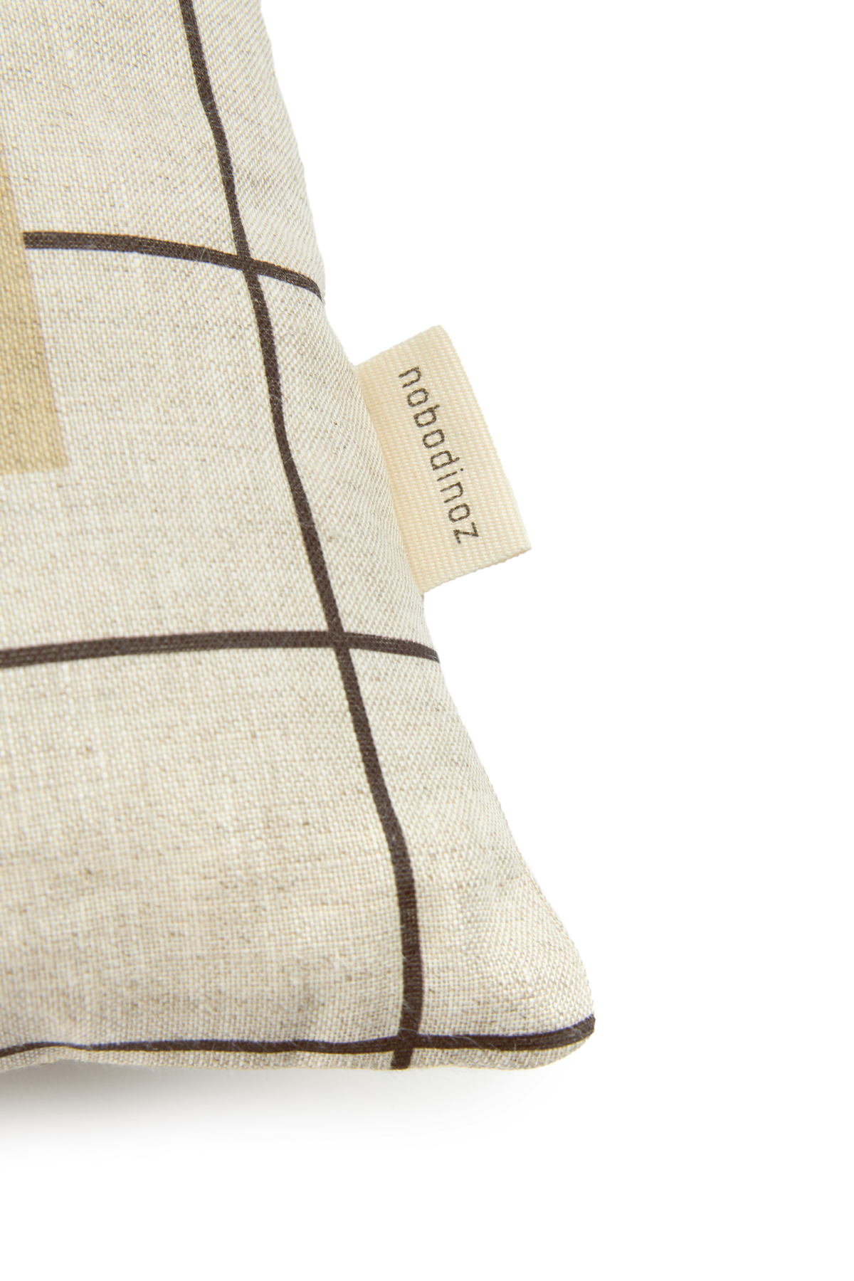 Vibes Rectangular Cushion - Black Grid Home