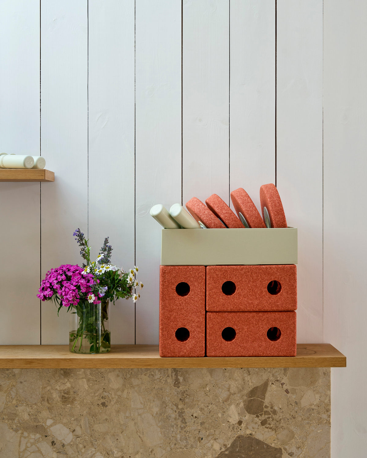 Burnt Orange/Dusty Green