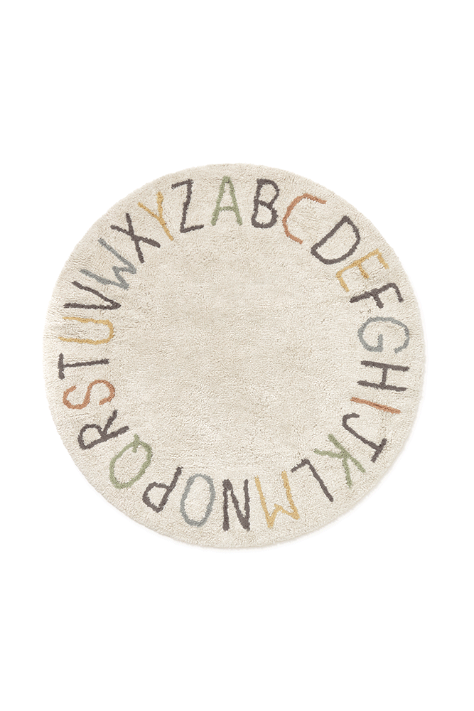 Washable Play Rug ABC Colour and Letters