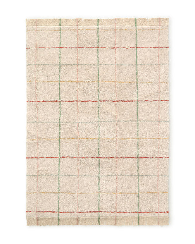 Washable Rug Colour Lines