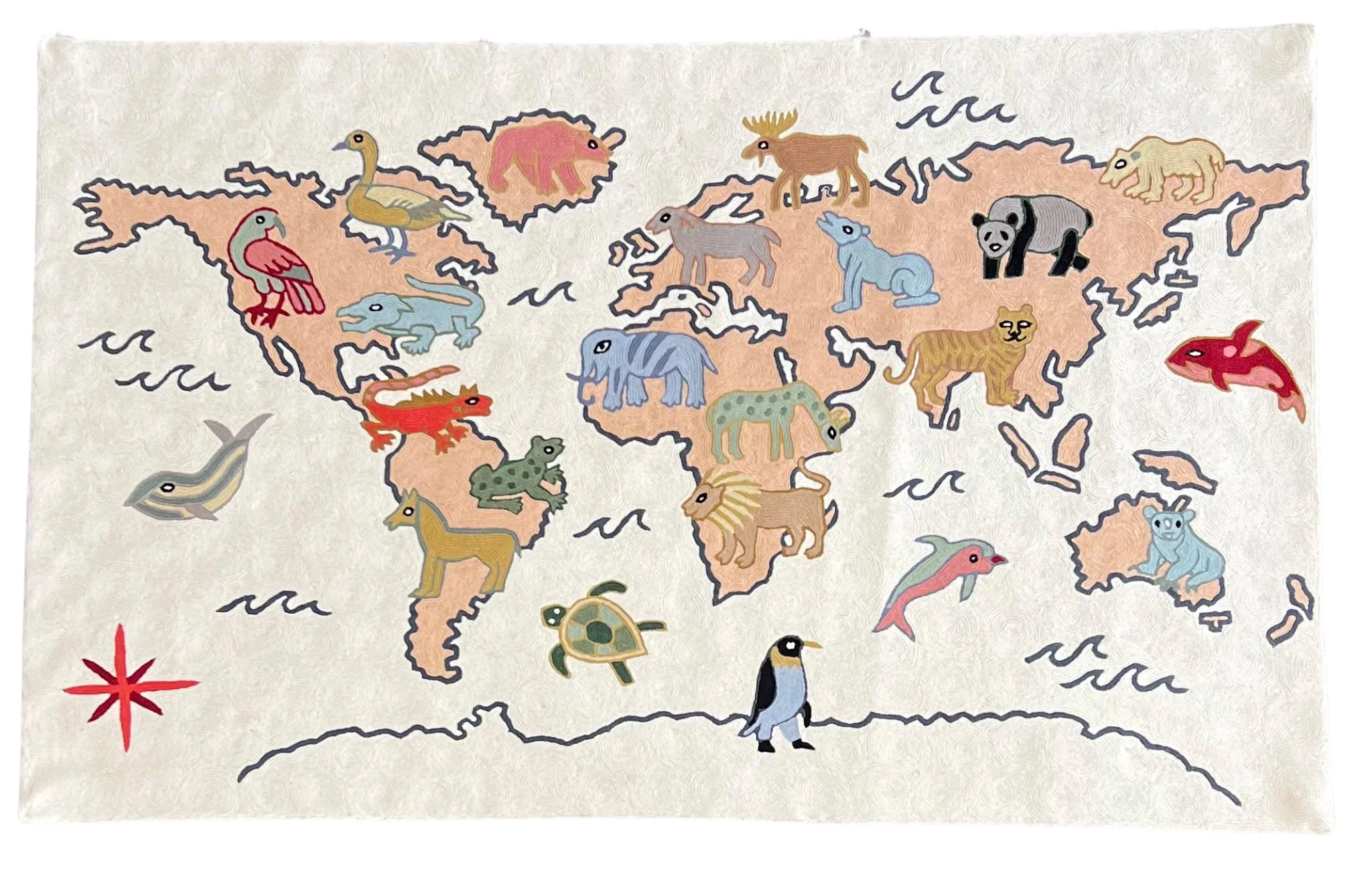 World Map Wall Tapestry – Sumbal