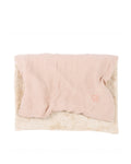 Embroidered Blanket L1N0 in French Linen