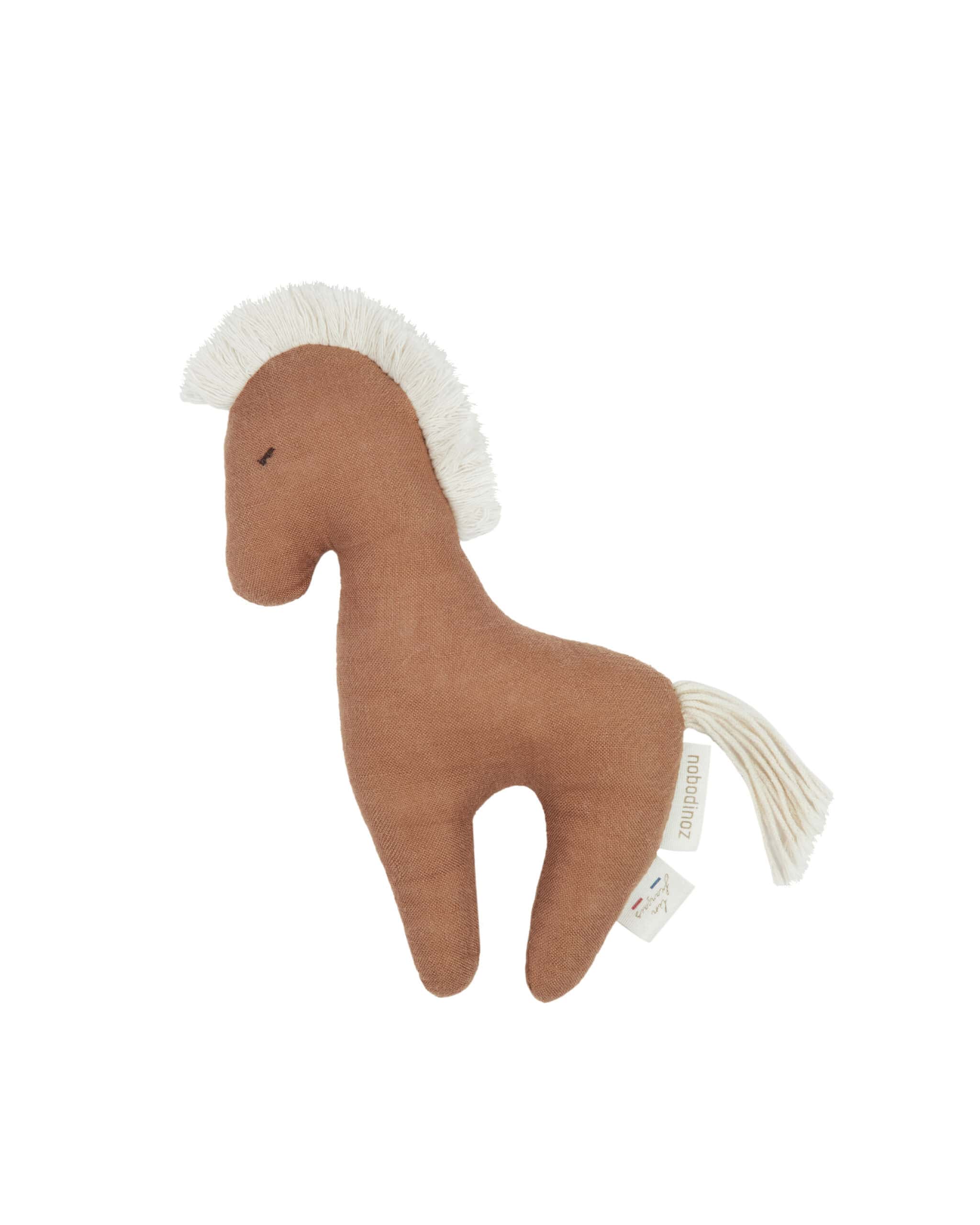 Horse Rattle L1N0 in French Linen