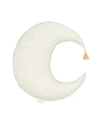 Moon Cushion L1N0 in Washed French Linen