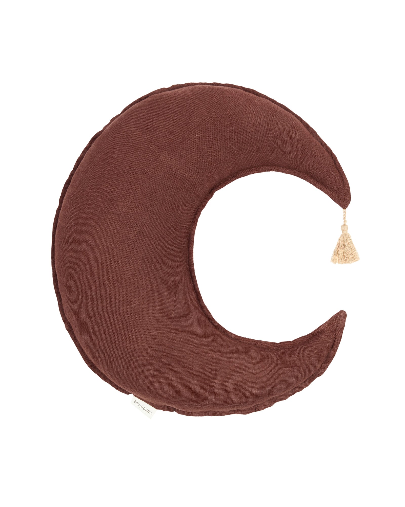 Moon Cushion L1N0 in Washed French Linen