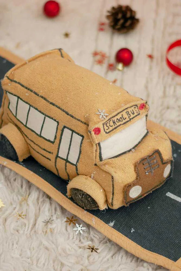 Soft Toy Ride & Roll School Bus