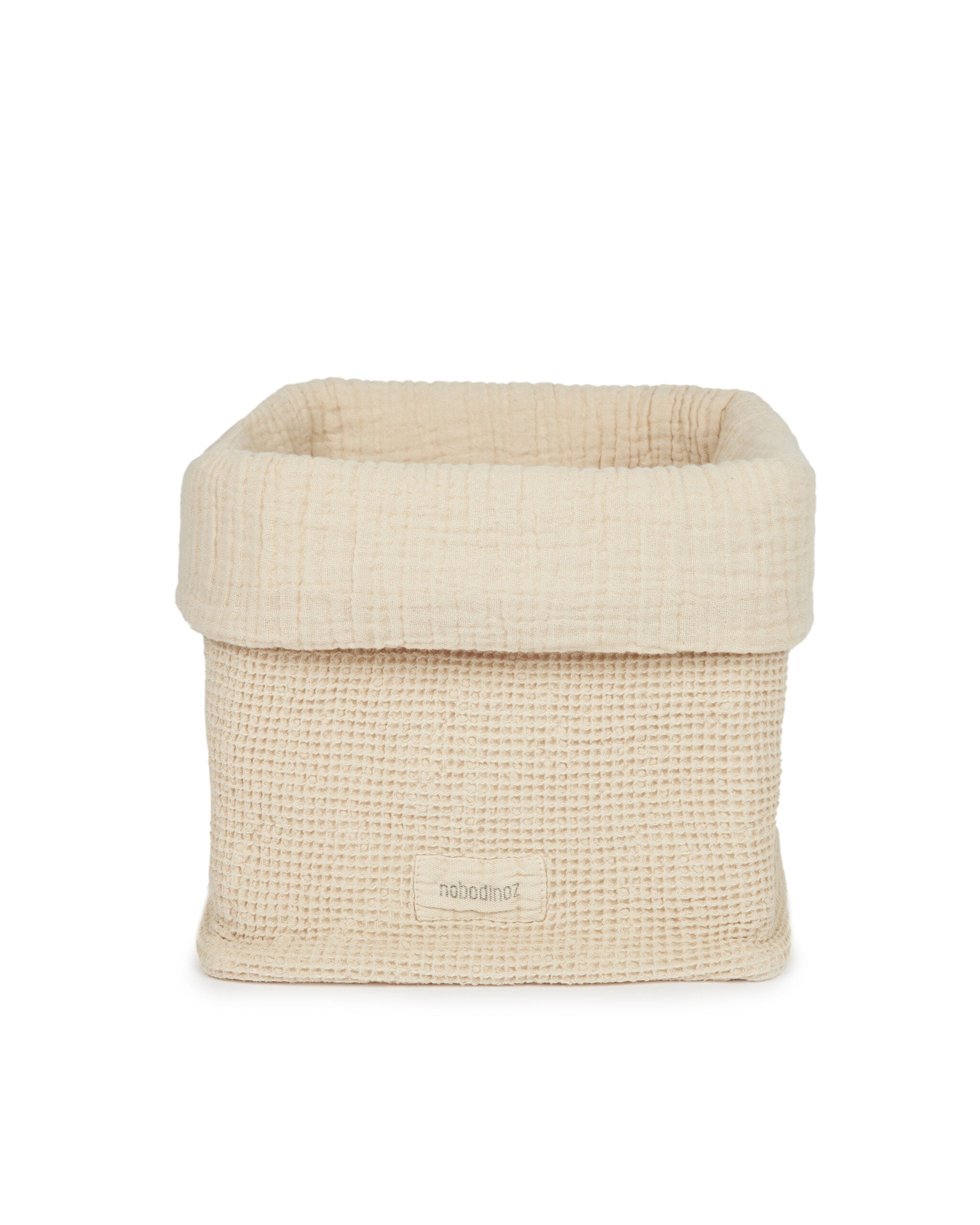 Basket in Washed Cotton Wabi-Sabi