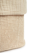 Basket in Washed Cotton Wabi-Sabi