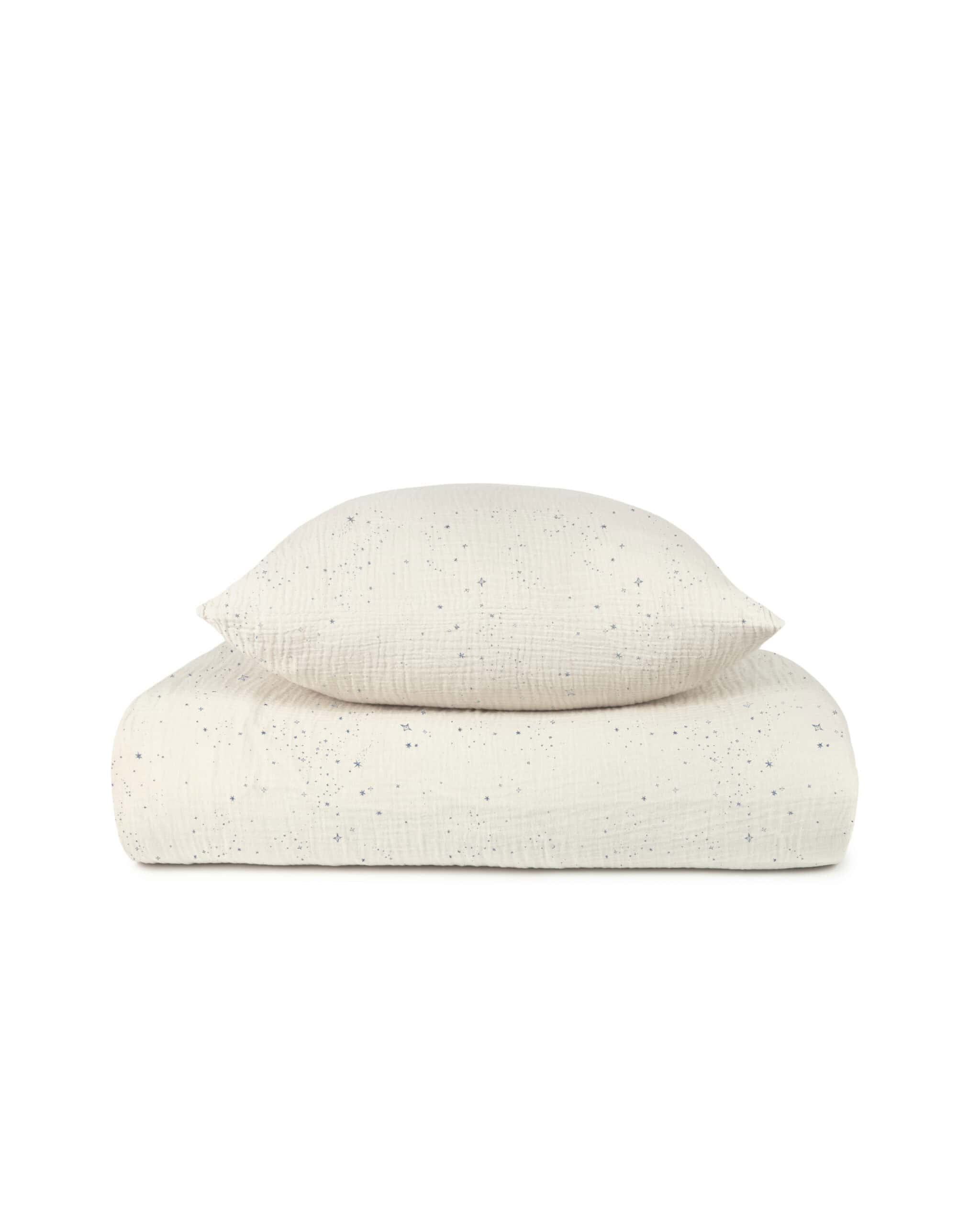 Duvet Cover Set in Washed Double Muslin Wabi-Sabi 100 × 140 cm