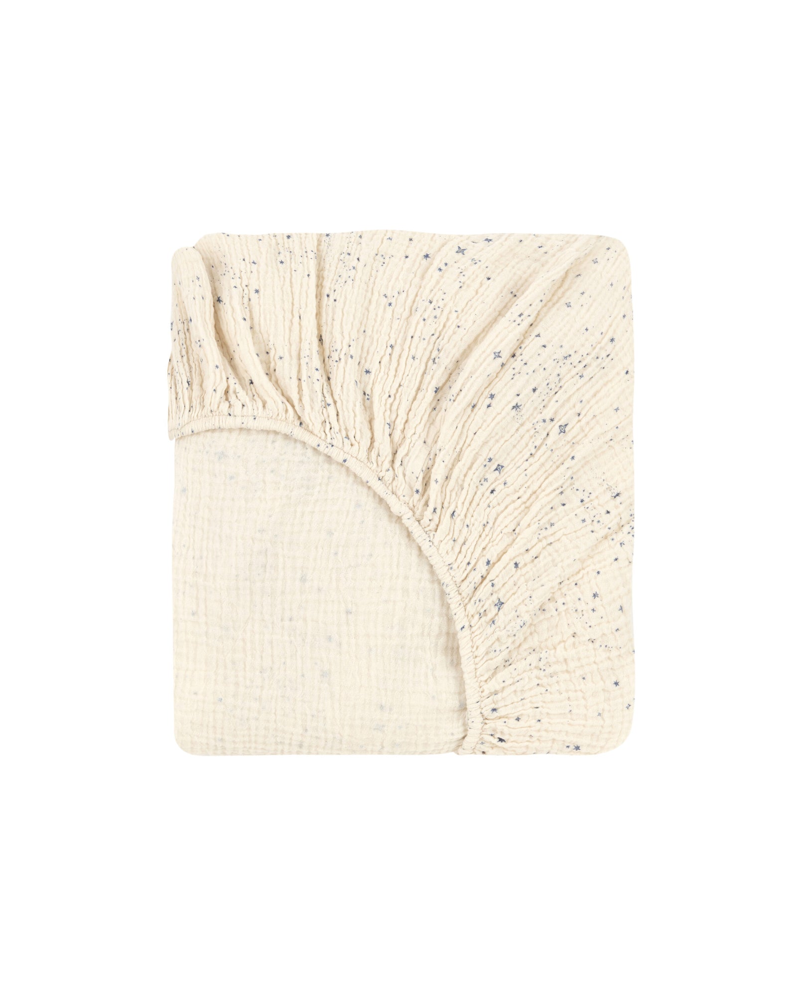 Baby Fitted Sheet in Washed Double Muslin Wabi-Sabi 70 x 140 cm