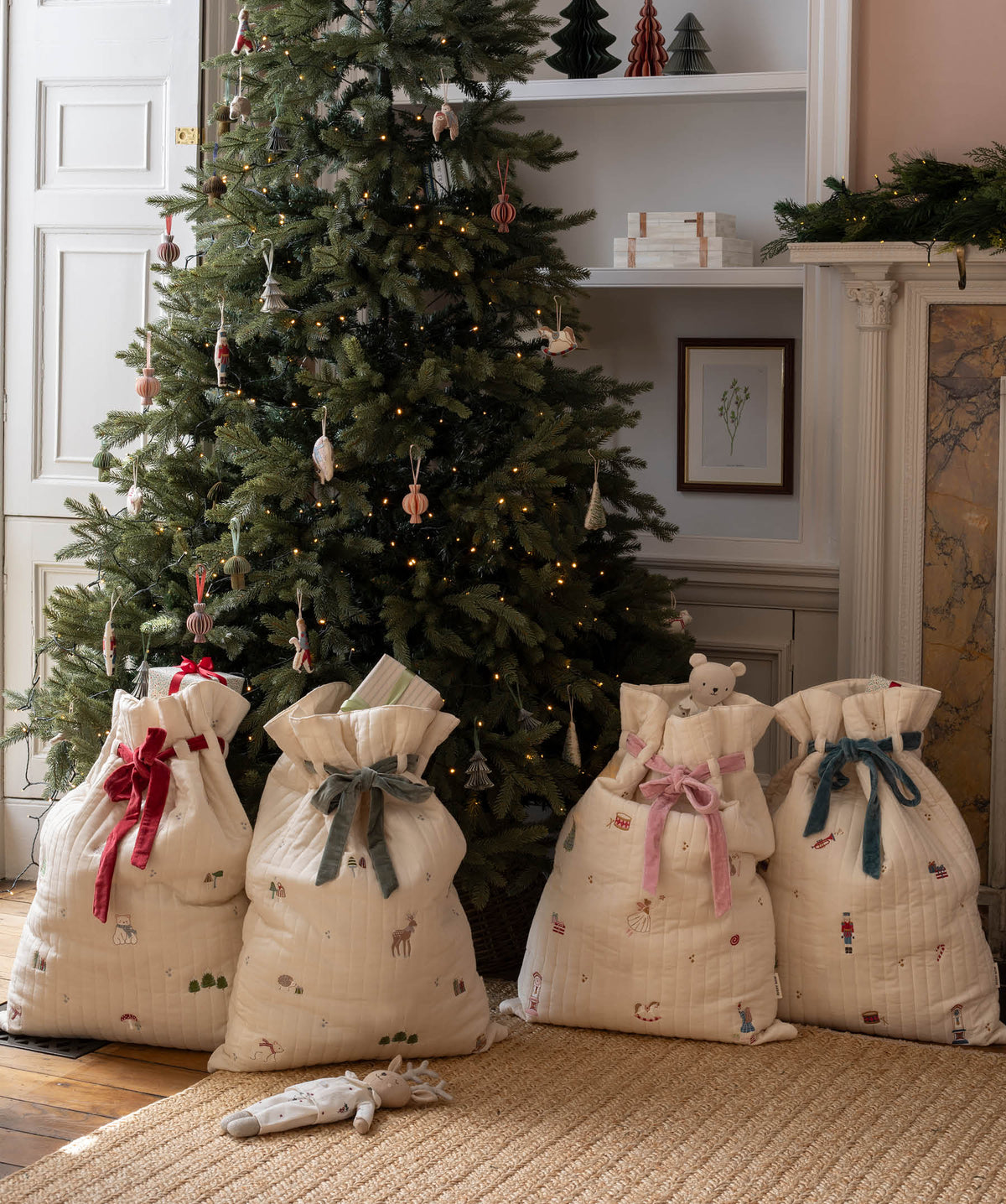 Christmas Present Sack - Reindeer