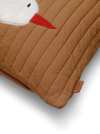 Bird Quilted Cushion Cover - Rectangular
