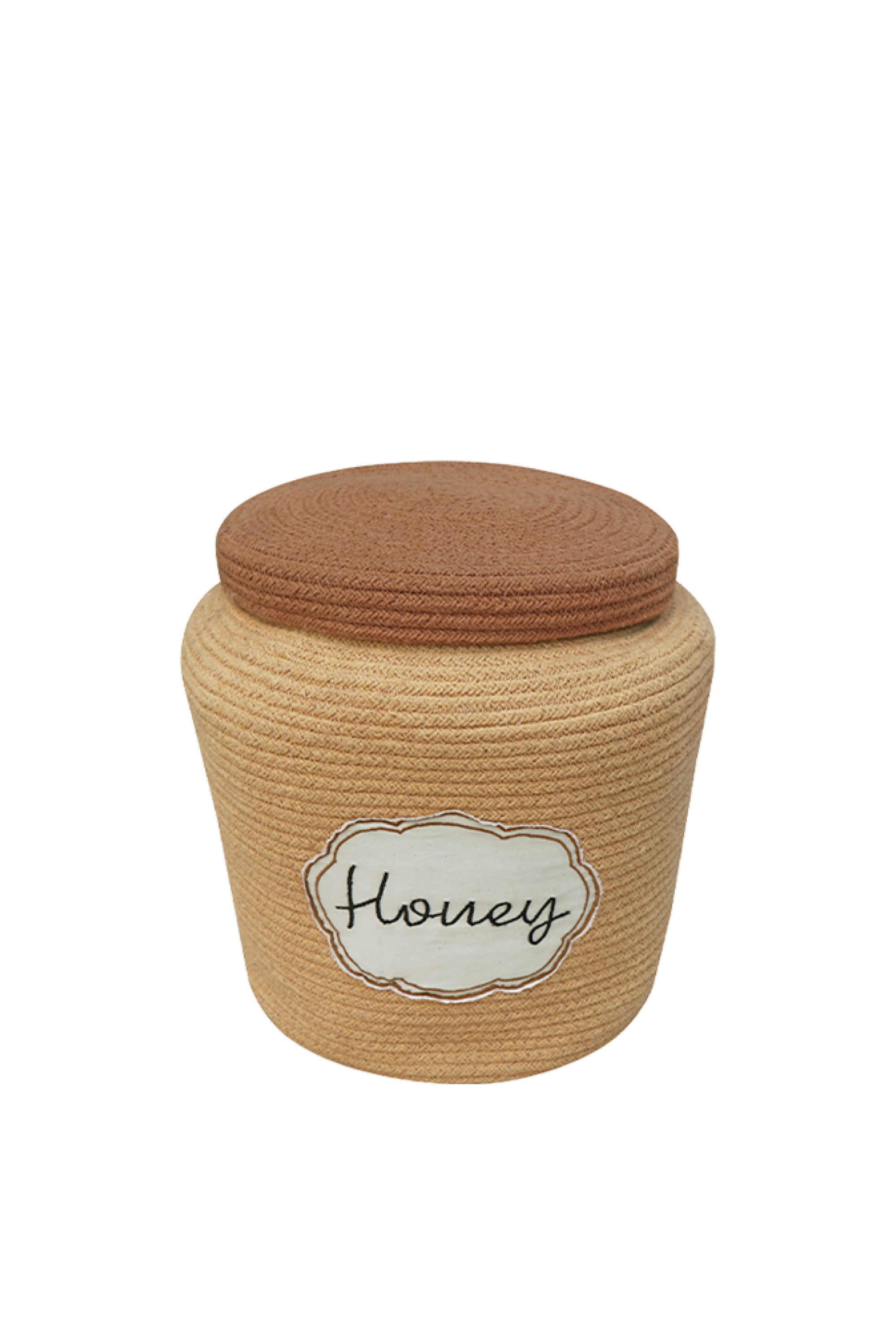 Basket Honey Pot