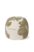 Pouf World Map Rugcycled