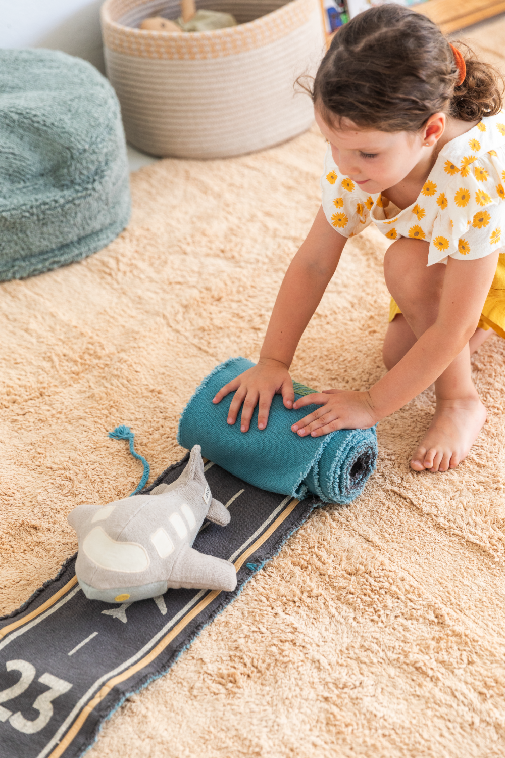 Soft Toy Ride & Roll Airplane